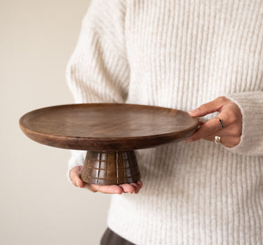 Cake Stand Sia Wood - Things I Like Things I Love