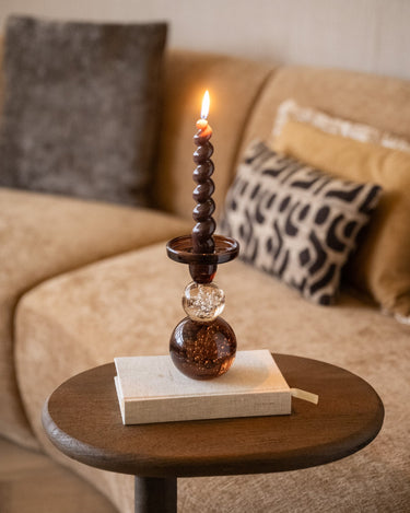 Candle Holder Bubble Mocha - Things I Like Things I Love