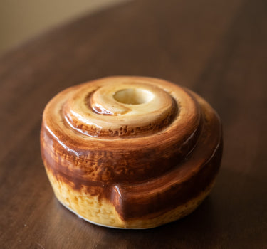 Candle Holder Cinnamon Roll - Things I Like Things I Love