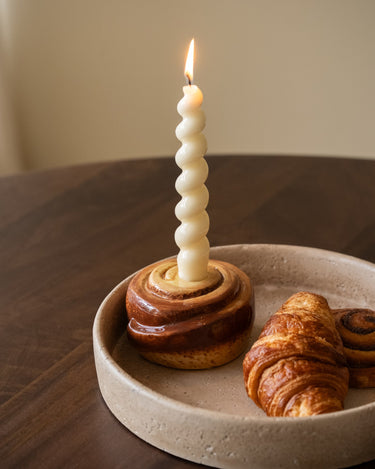 Candle Holder Cinnamon Roll - Things I Like Things I Love