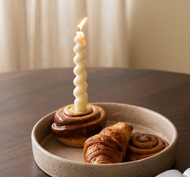 Candle Holder Cinnamon Roll - Things I Like Things I Love