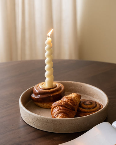 Candle Holder Cinnamon Roll - Things I Like Things I Love