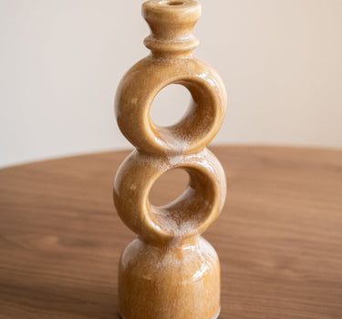 Candle Holder Circle Ceramic - Things I Like Things I Love