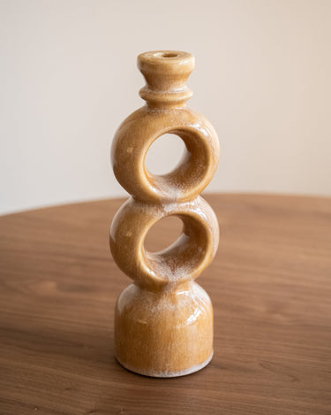 Candle Holder Circle Ceramic - Things I Like Things I Love