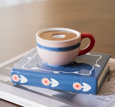 Candle Holder Cup On Book - Things I Like Things I Love