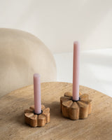 Kerzenhalter Gänseblümchen Holz
