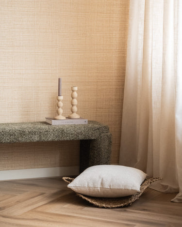 Candle Holder Dozza Wood Natural - Things I Like Things I Love