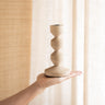 Candle Holder Dozza Wood Natural - Things I Like Things I Love