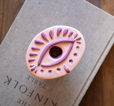 Candle Holder Eye Pink - Things I Like Things I Love