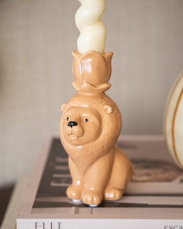 Candle Holder Lion - Things I Like Things I Love