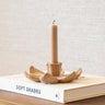 Candle Holder Lotus Beige - Things I Like Things I Love