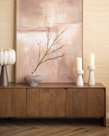 Candle Holder Olina Beige - Things I Like Things I Love