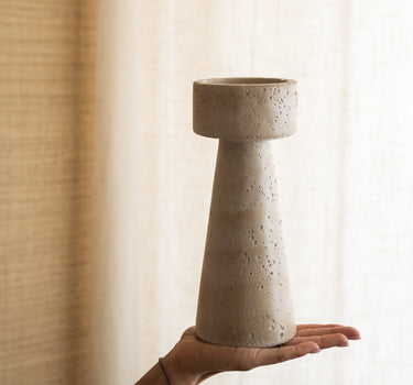 Candle Holder Olina Beige - Things I Like Things I Love