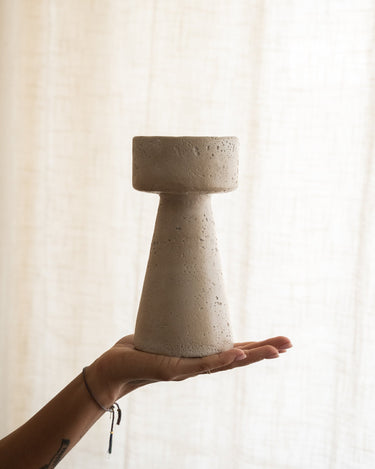 Candle Holder Olina Beige - Things I Like Things I Love