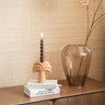 Candle Holder Palm Tree Beige - Things I Like Things I Love