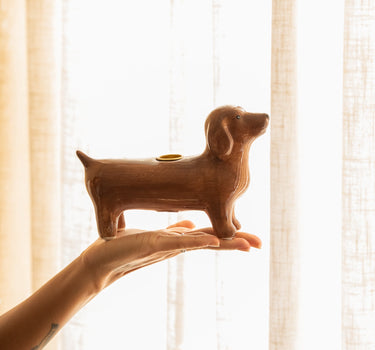 Candle Holder Sausage Doggy - Things I Like Things I Love