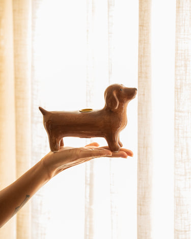 Candle Holder Sausage Doggy - Things I Like Things I Love