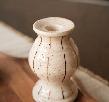 Candle Holder Striped - Things I Like Things I Love