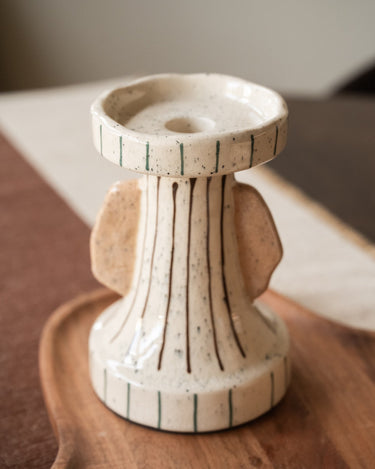 Candle Holder Striped - Things I Like Things I Love