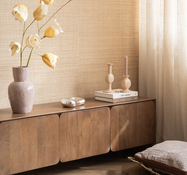 Candle Holder Sun Beige - Things I Like Things I Love