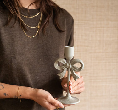 Candle Holder Susy Bow - Things I Like Things I Love