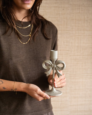 Candle Holder Susy Bow - Things I Like Things I Love