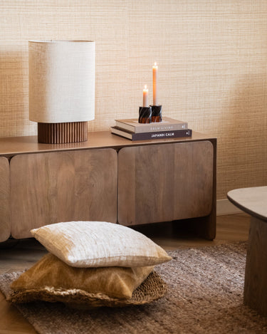 Candle Holder Swirl Brown - Things I Like Things I Love