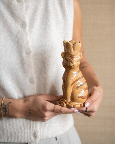 Candle Holder Tiger Ceramic - Things I Like Things I Love