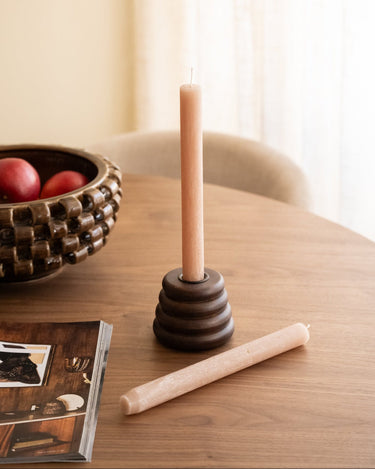 Candle Holder Tilly Wood - Things I Like Things I Love