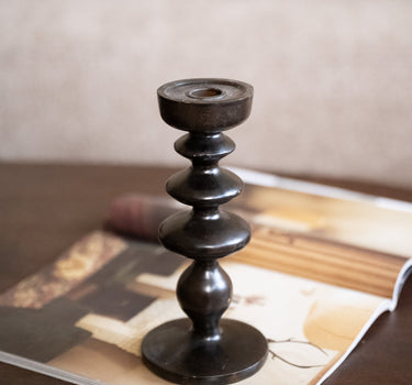 Candle Holder Traffaut Brown - Things I Like Things I Love