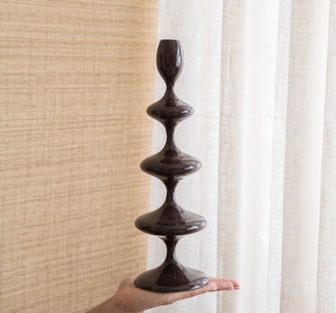 Candle Holder Vireen Brown - Things I Like Things I Love