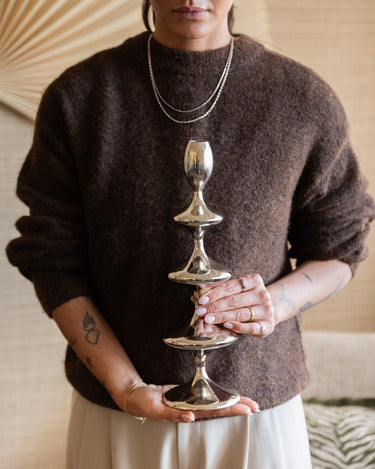 Candle Holder Vireen Chrome - Things I Like Things I Love