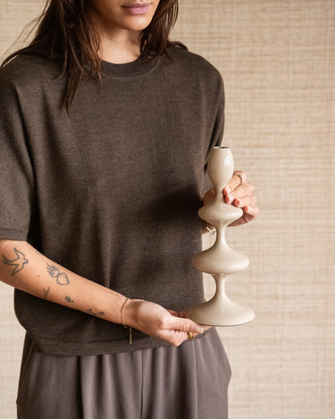 Candle Holder Vireen Sand - Things I Like Things I Love