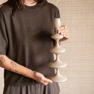 Candle Holder Vireen Sand - Things I Like Things I Love
