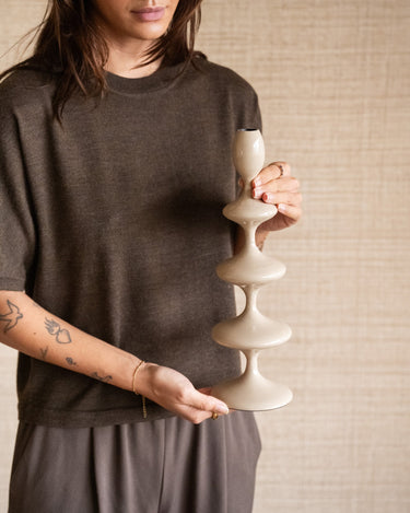 Candle Holder Vireen Sand - Things I Like Things I Love