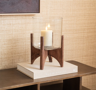 Candle Pillar Led Beige - Things I Like Things I Love