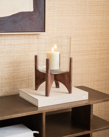 Candle Pillar Led Beige - Things I Like Things I Love