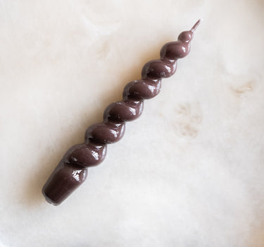 Candle Swirl Brown Shine 1PC - Things I Like Things I Love