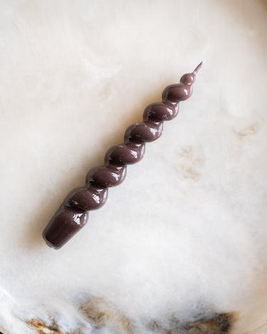 Candle Swirl Brown Shine 1PC - Things I Like Things I Love