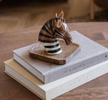 Candle Zebra Head - Things I Like Things I Love