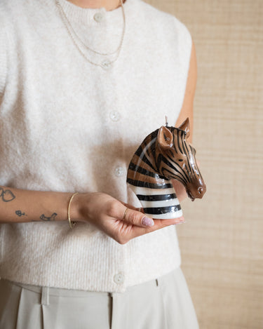 Candle Zebra Head - Things I Like Things I Love