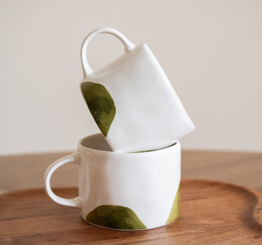 Cappuccino Mug Labo Olive Green - Things I Like Things I Love