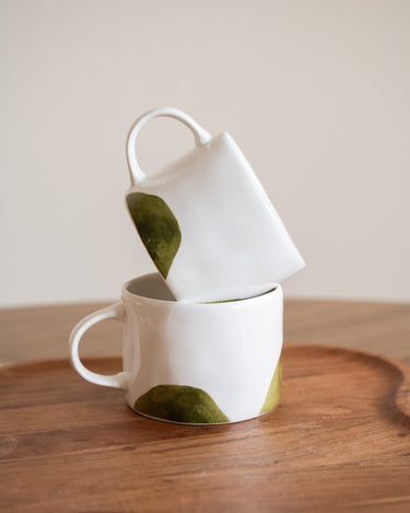 Cappuccino Mug Labo Olive Green - Things I Like Things I Love