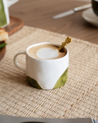 Cappuccino Mug Labo Olive Green - Things I Like Things I Love