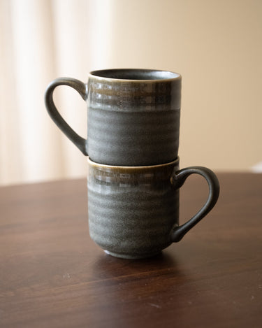 Cappuccino Mug Maud Dark Green - Things I Like Things I Love