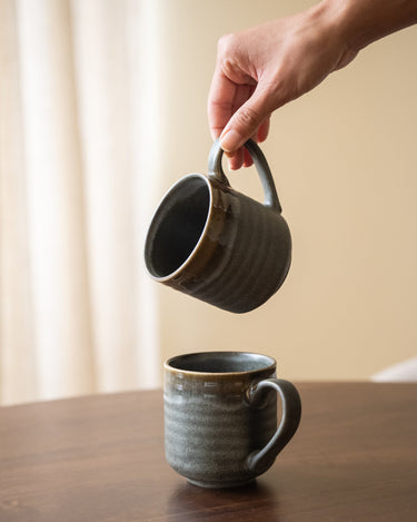 Cappuccino Mug Maud Dark Green - Things I Like Things I Love