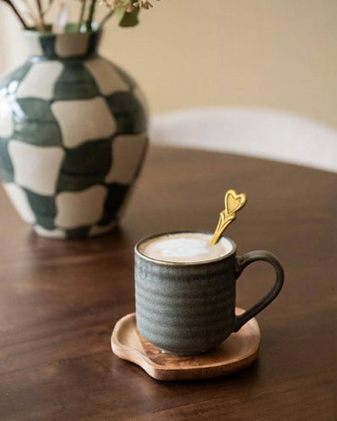 Cappuccino Mug Maud Dark Green - Things I Like Things I Love