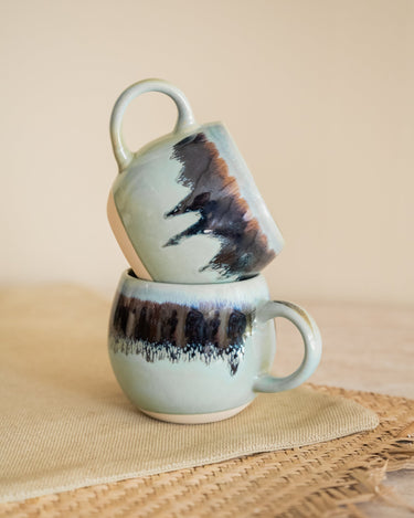 Cappuccino Mug Round Sea - Things I Like Things I Love
