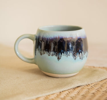 Cappuccino Mug Round Sea - Things I Like Things I Love