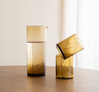 Carafe Mia Glass Amber - Things I Like Things I Love